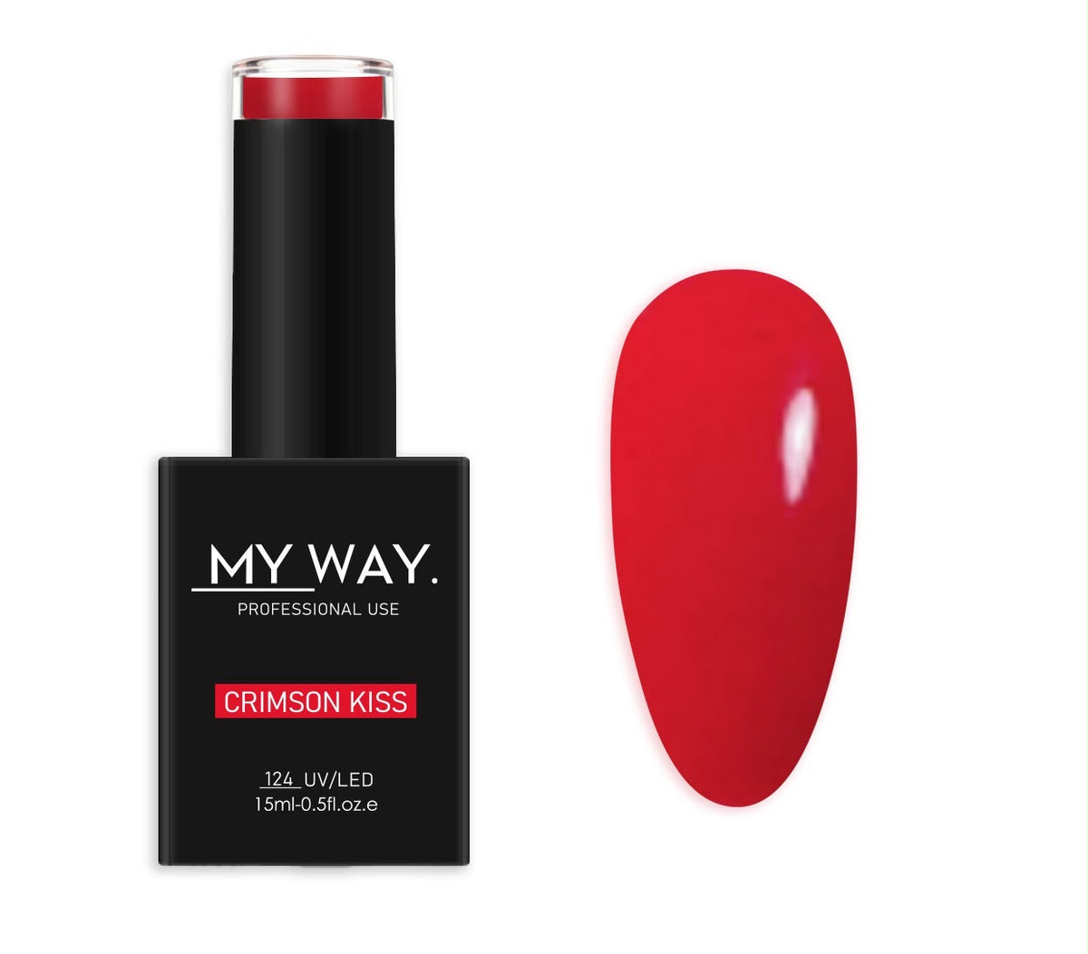 GELPOLISH 124 CRIMSON KISS - 15 ML