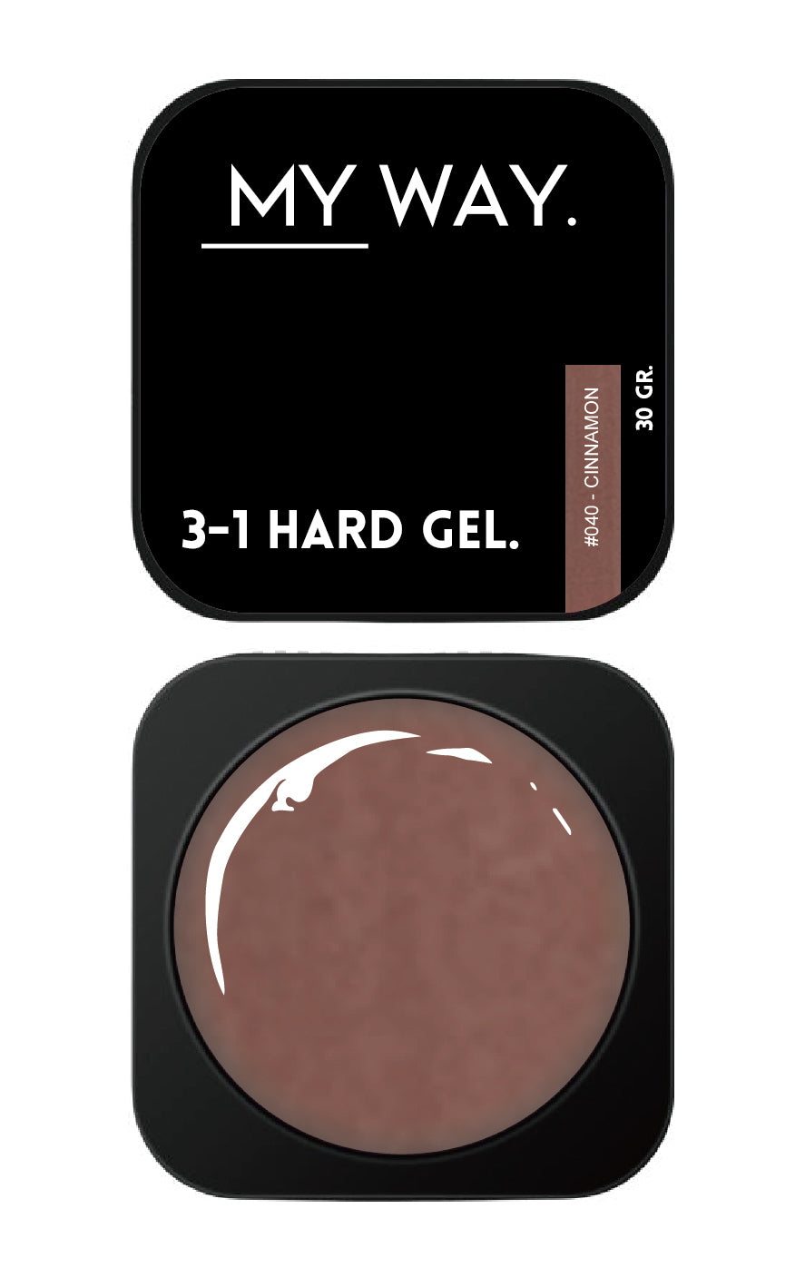 3-1 HARD GEL #040 CINNAMON 30GR. (TPO sale)