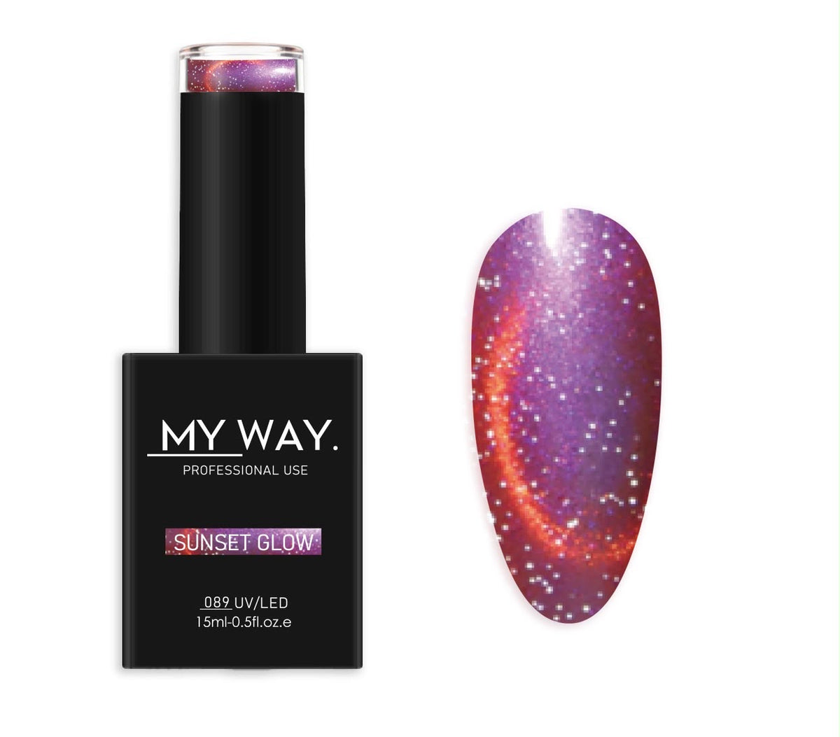 CAT EYE GELPOLISH 089 SUNSET GLOW - 15ML