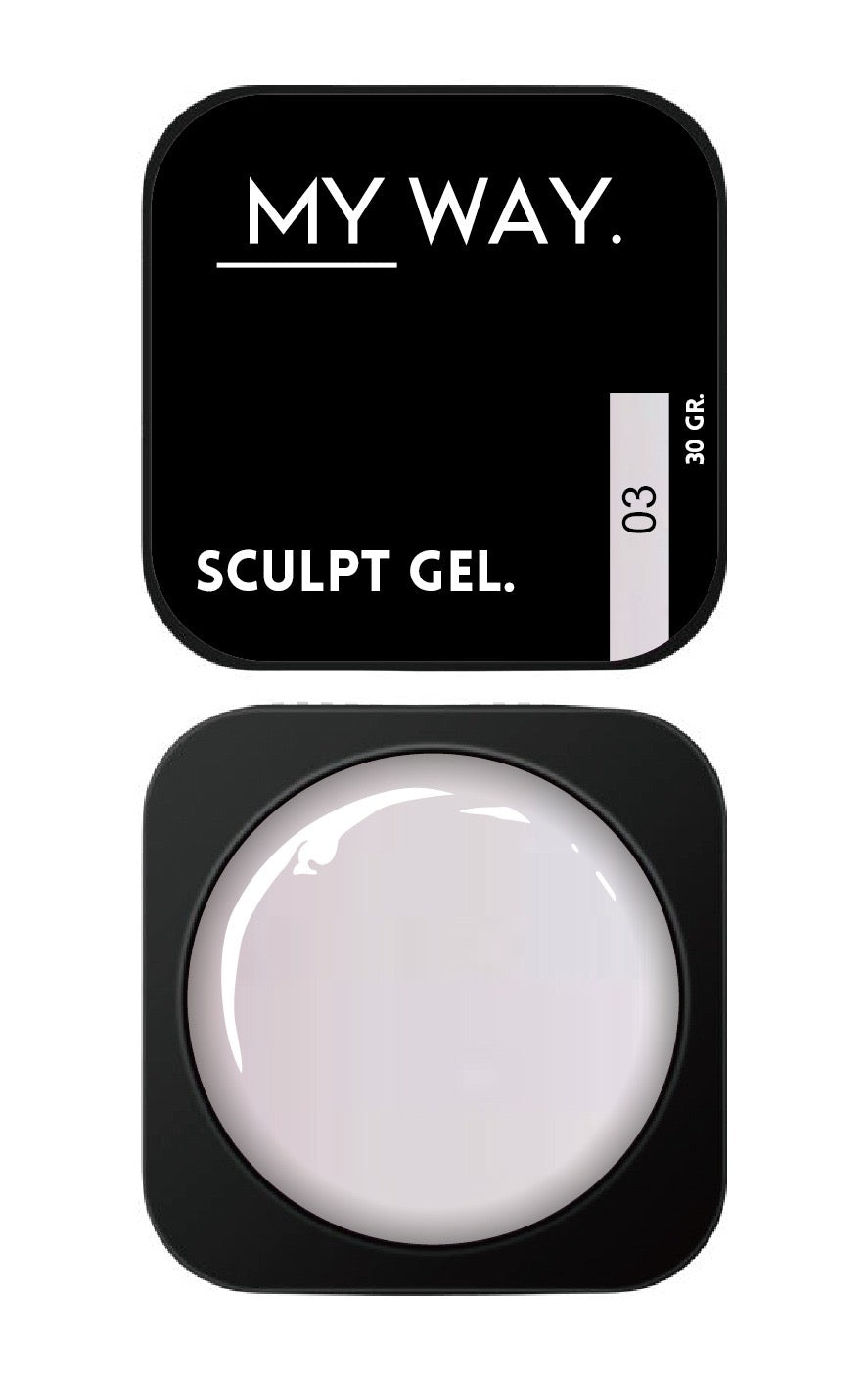 SCULPT GEL 03 - MILKY WHITE 30 GR. (TPO sale)