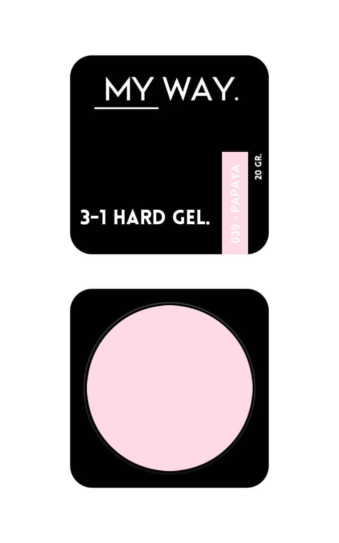 3-1 HARDGEL #039 - PAPAYA 20 GR.