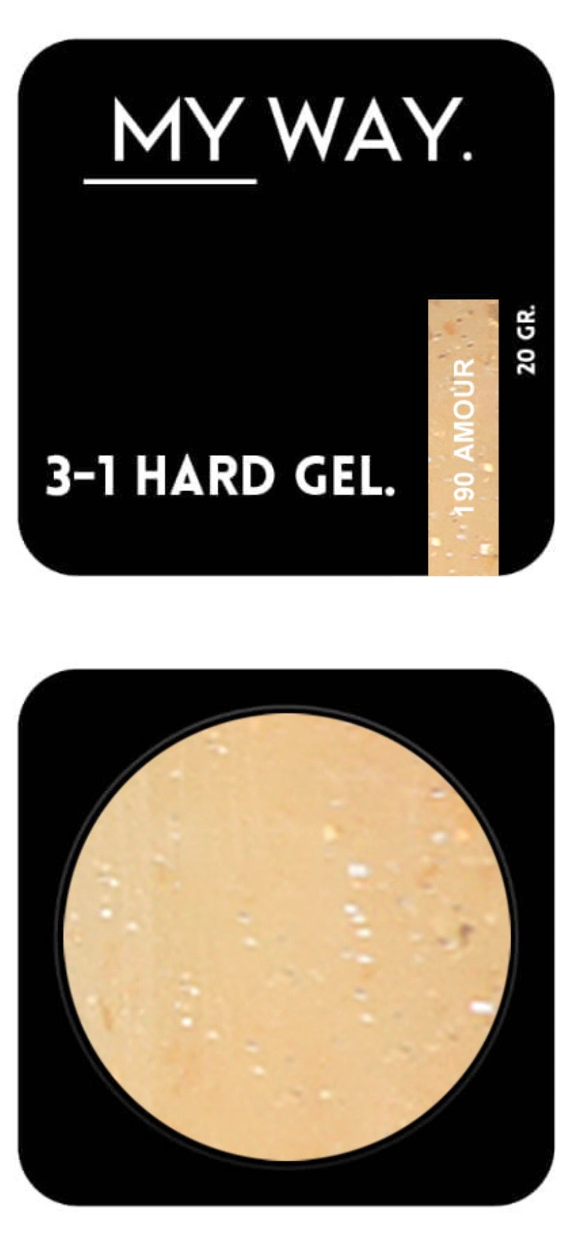 3-1 HARDGEL #190 - AMOUR 20 GR.