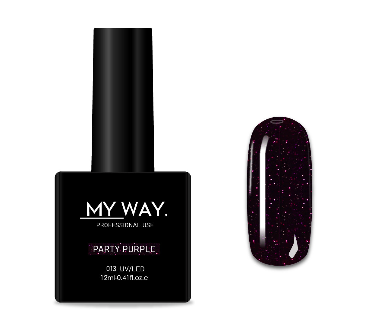Gel polish 013 - PARTY PURPLE 12ML.
