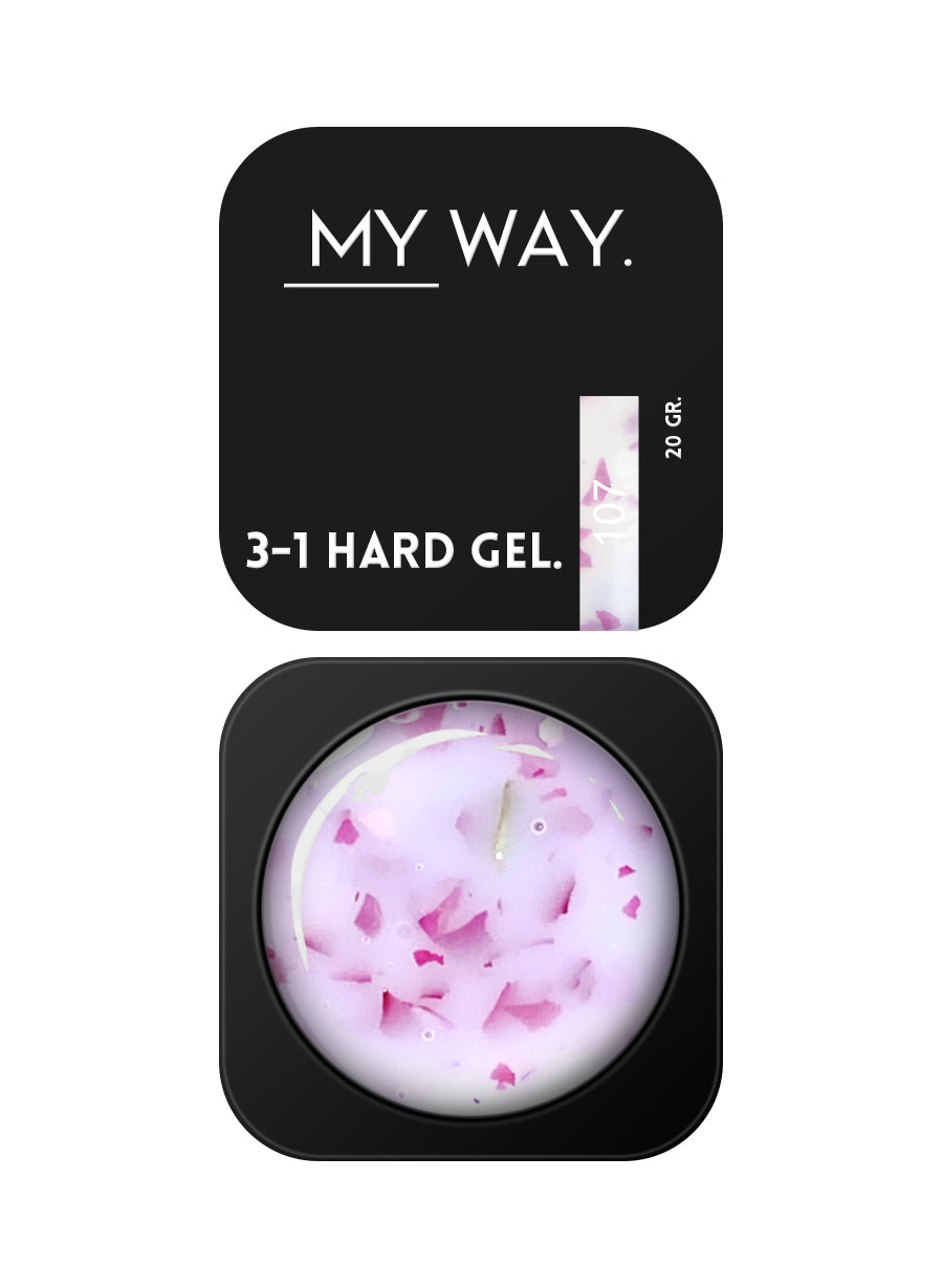 3-1 HARD GEL #107 20 ML - LIMITED EDITION (TPO sale)
