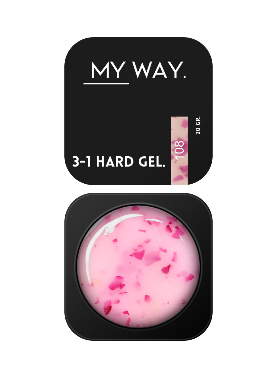 3-1 HARD GEL #108 20 ML - LIMITED EDITION (TPO sale)