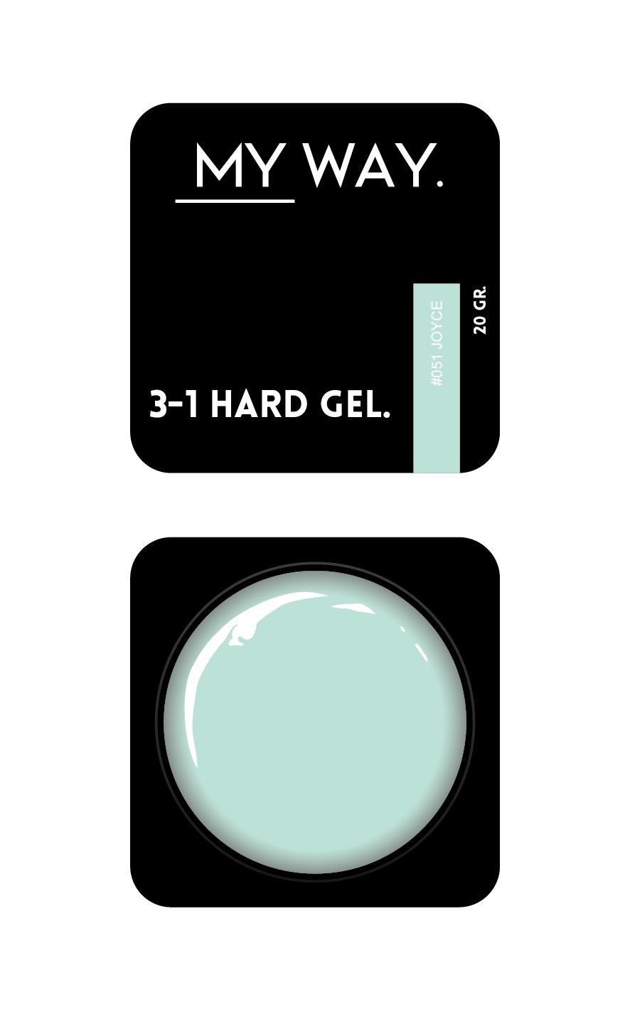 3-1 HARD GEL #051 JOYCE 20 ML (TPO sale)