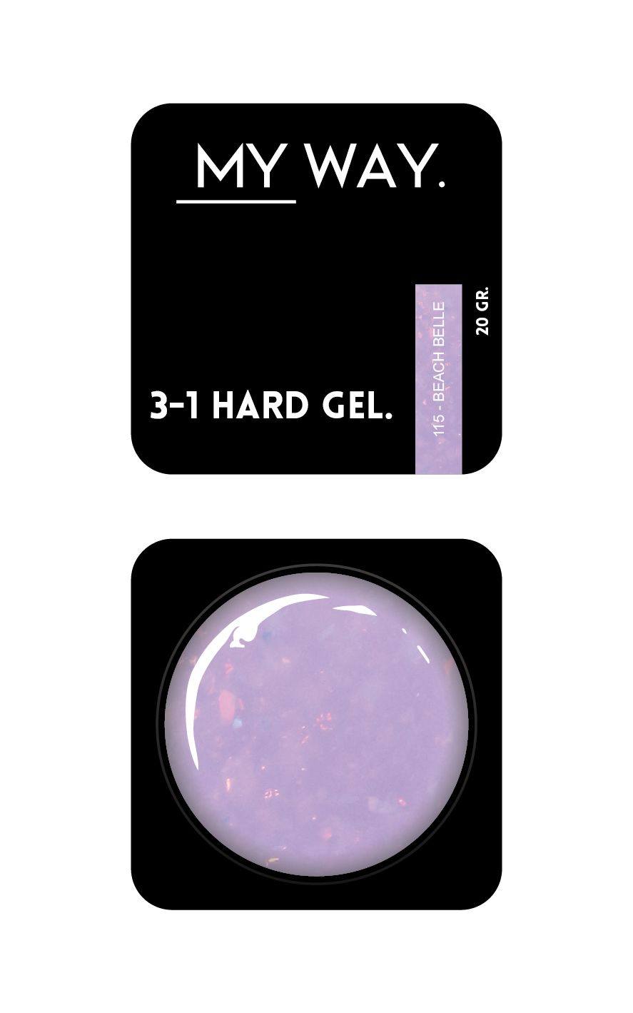3-1 HARD GEL #115 20 ML (TPO VRIJ)