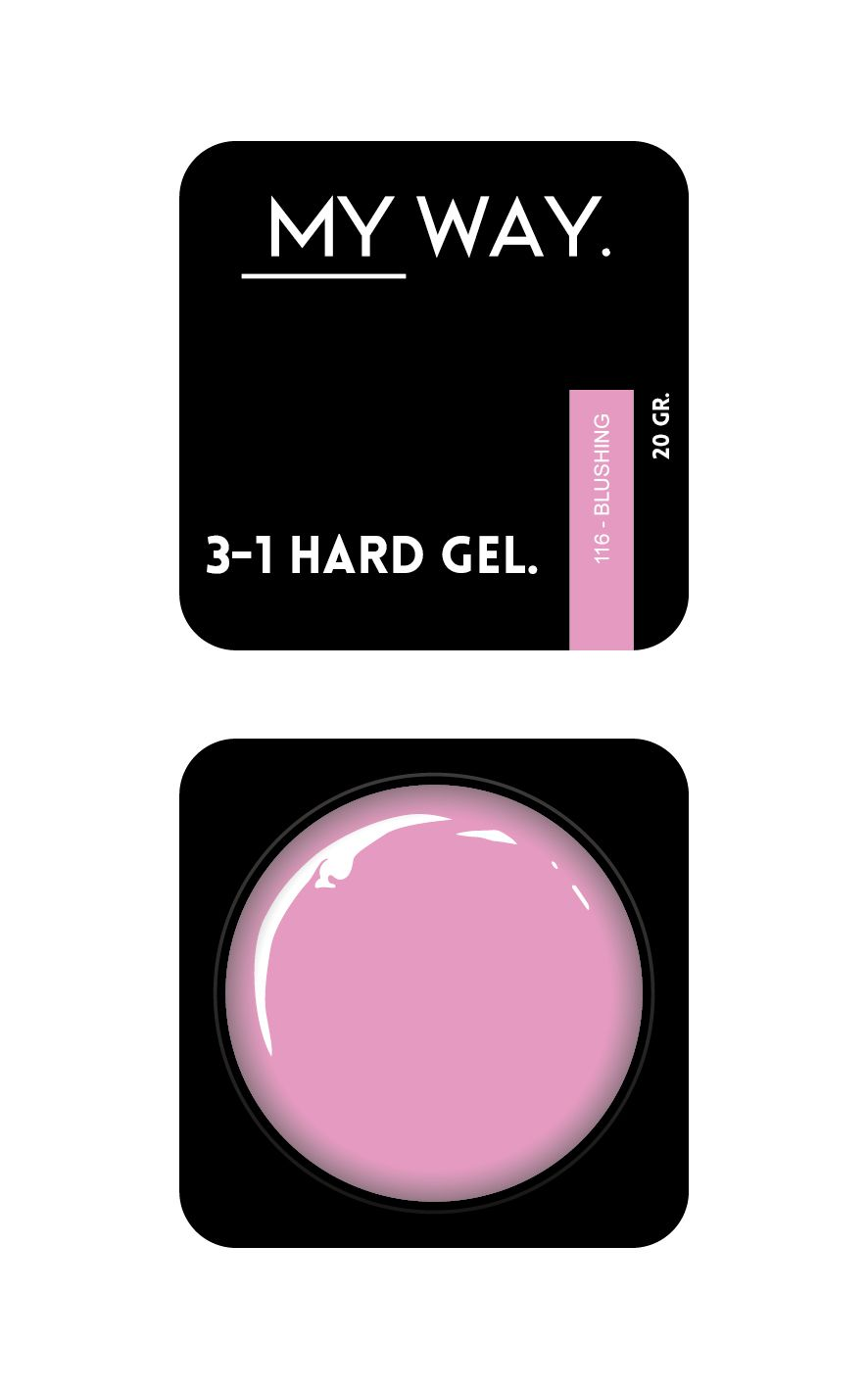 3-1 HARD GEL #116 20 ML (TPO VRIJ)