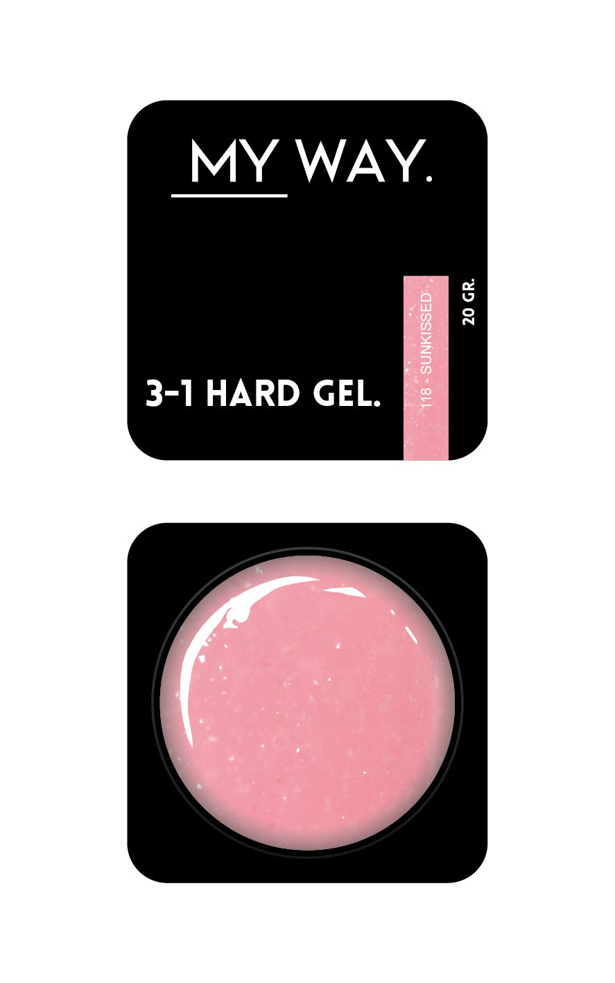 3-1 HARD GEL #118 20 ML (TPO VRIJ)