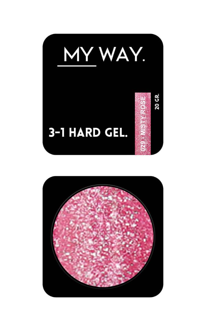 3-1 HARDGEL #029 - MISTY ROSE