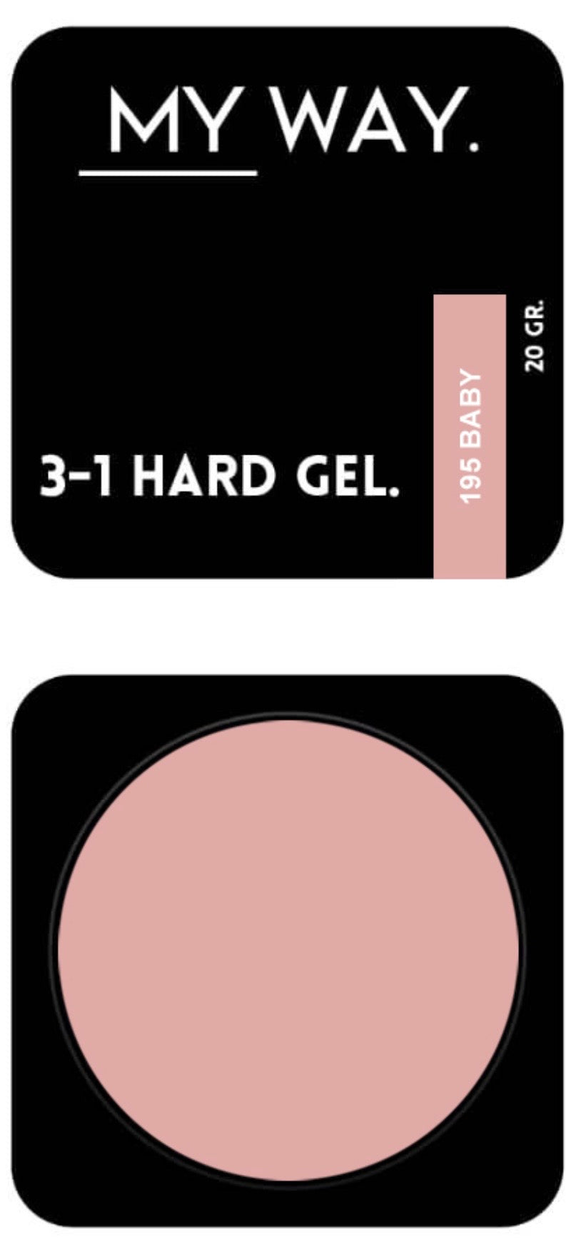 3-1 HARDGEL #195 - BABY 20 GR. (BABYBOOM)