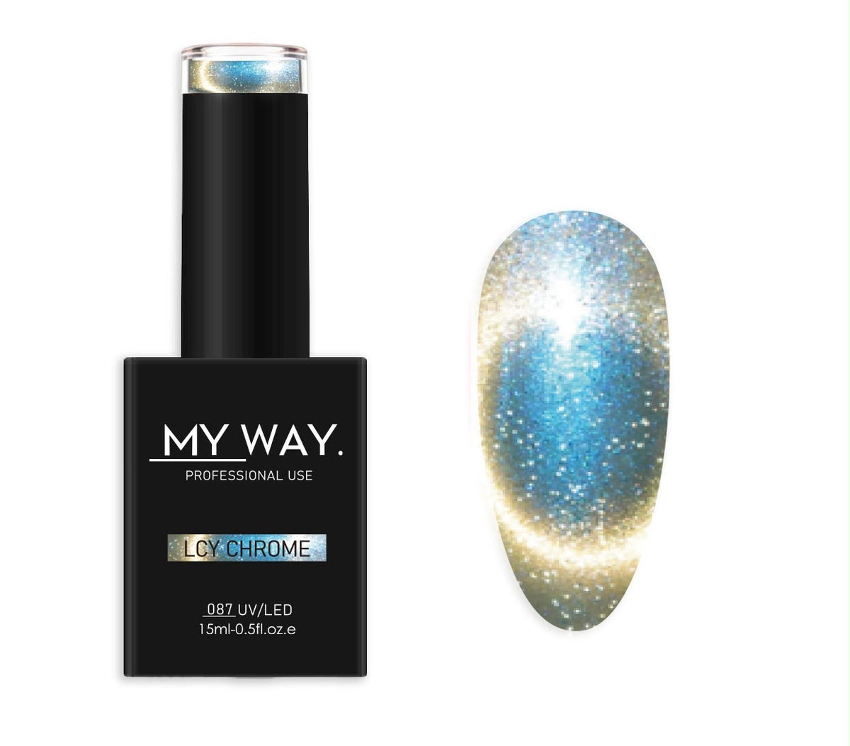 CAT EYE GELPOLISH 087 ICY CHROME - 15ML