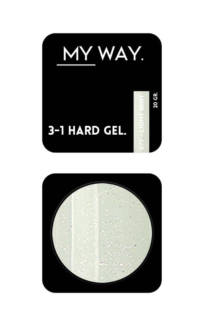 3-1 HARDGEL #077 - LIGHT MINT