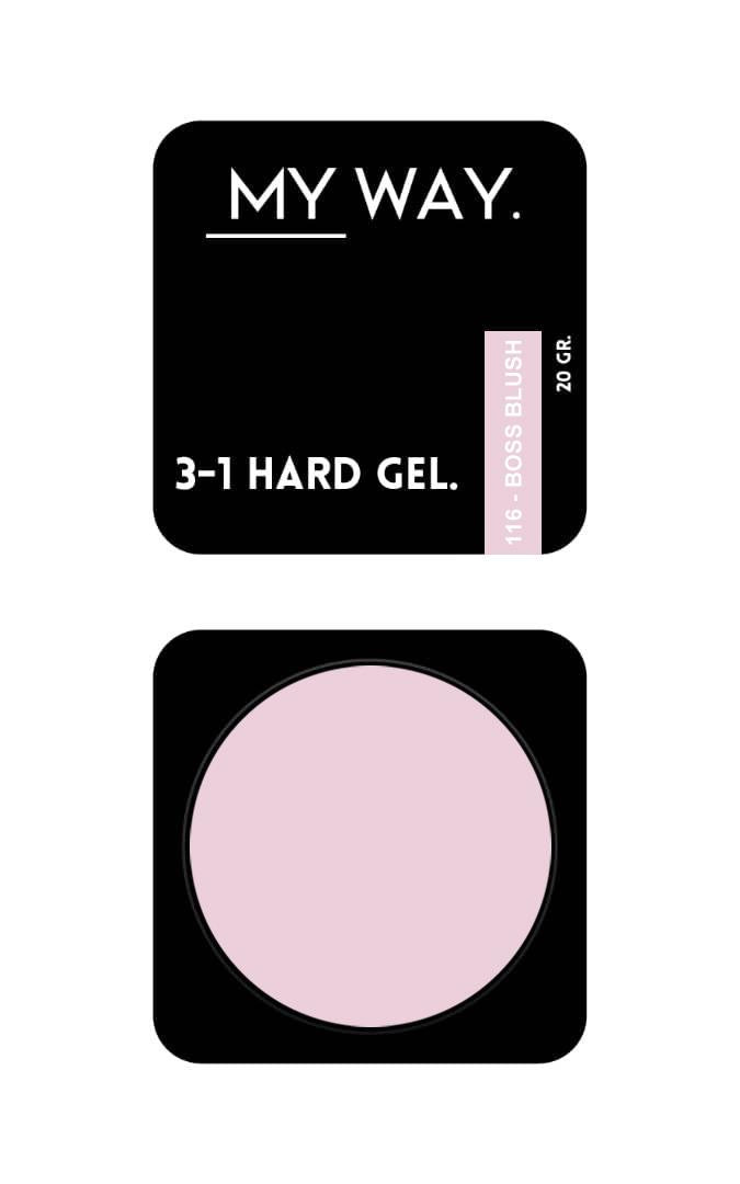 3-1 HARDGEL #116 - BOSS BLUSH