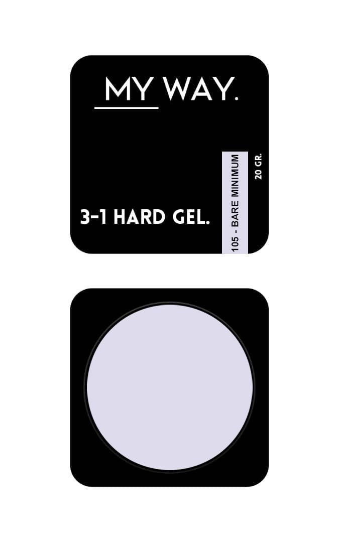3-1 HARDGEL #105 - BARE MINIMUM 20 GR.