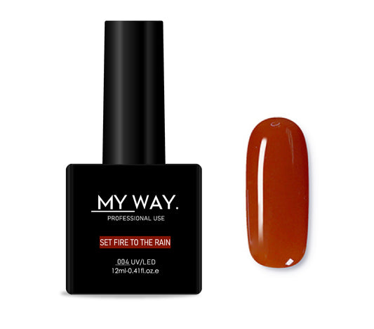 Vernis gel 004 - SET FIRE TO THE RAIN 12ML.