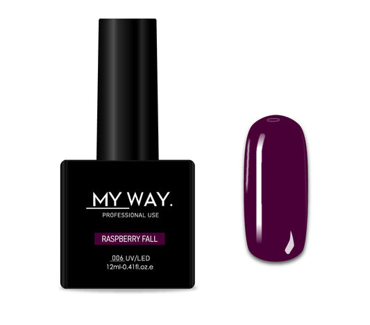 Vernis gel 006 - FRAMBOISE AUTOMNE 12ML.