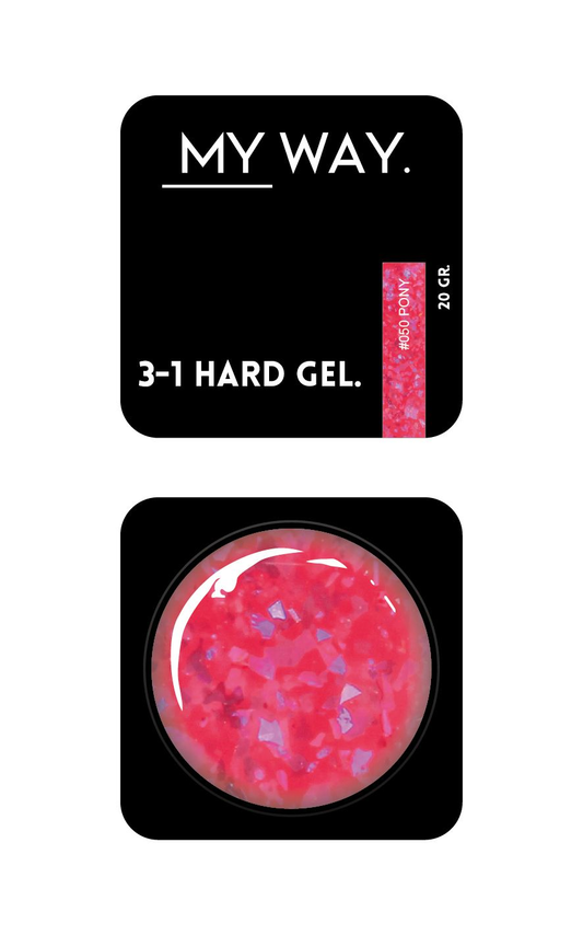 3-1 HARD GEL #050 PONY 20 ML (TPO VRIJ)