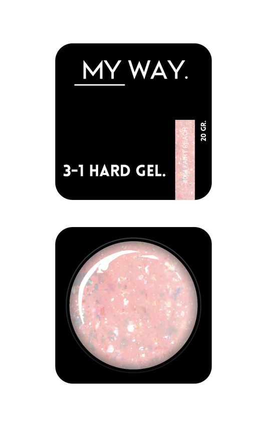 3-1 HARD GEL #064 FAIRY PEACH 20 ML (TPO VRIJ)