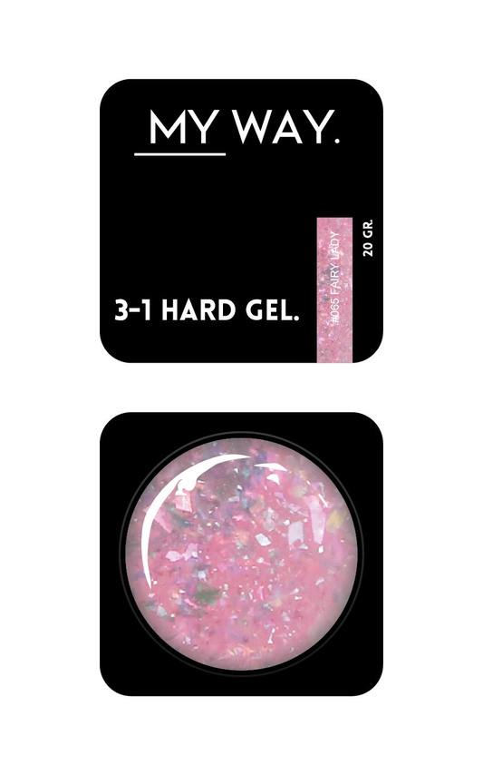 3-1 HARD GEL #065 FAIRY LADY 20 ML (TPO VRIJ)