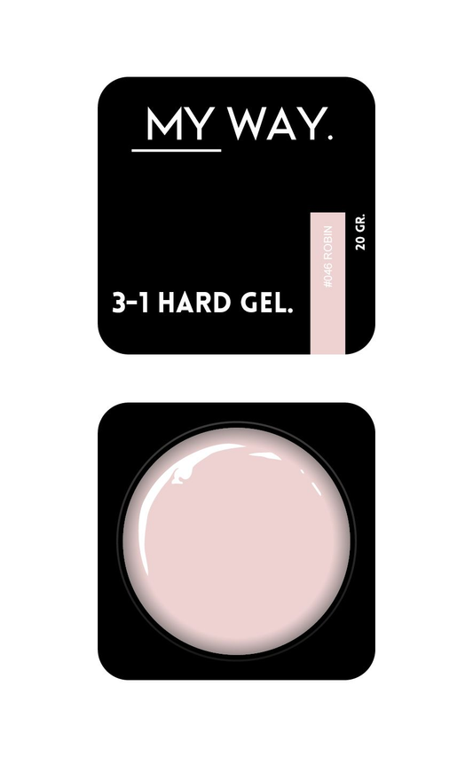 3-1 HARD GEL #046 ROBIN 20 ML (TPO VRIJ)