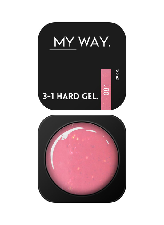 3-1 HARD GEL #081 20 ML (TPO VRIJ)