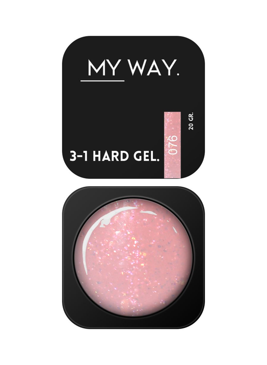 3-1 HARD GEL #076 20 ML (TPO VRIJ)