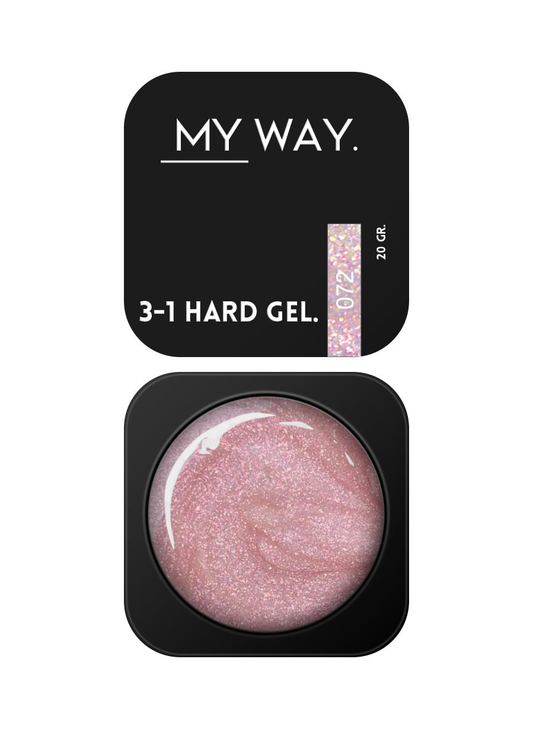 3-1 HARD GEL #072 20 ML (TPO VRIJ)