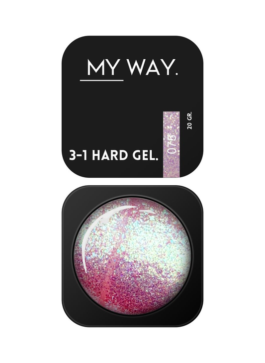 3-1 HARD GEL #075 20 ML (TPO VRIJ)