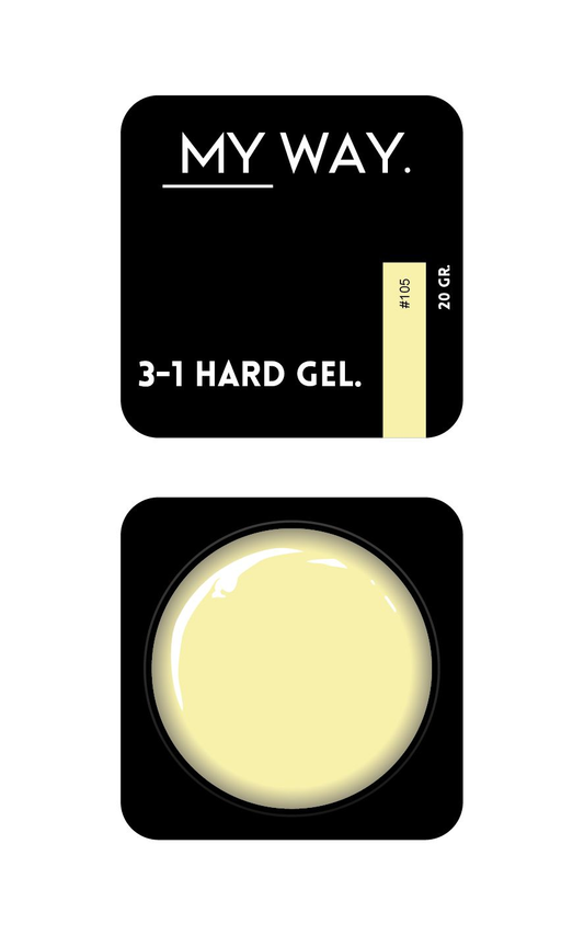 3-1 HARD GEL #105 20 ML