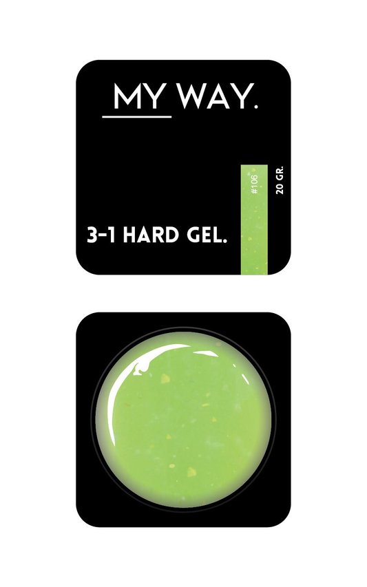 3-1 HARD GEL #106 20 ML
