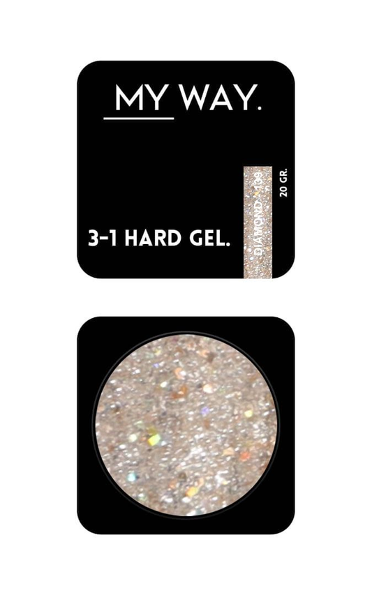 3-1 HARD GEL #139 - DIAMOND 20 ML (TPO VRIJ)