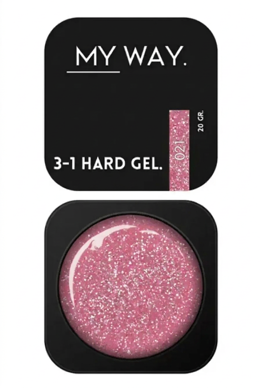 3-1 GEL DUR #021 ROSE FÊTE 20ML